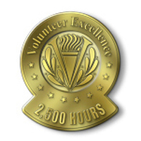 Volunteer Excellence - 2500 Hours